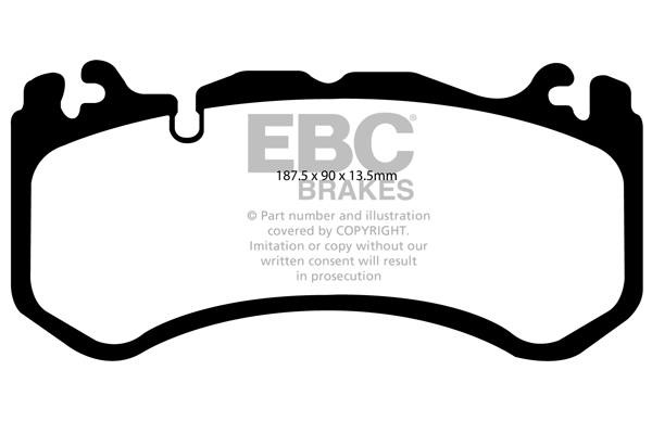 EBC DP81939RP1 Brake Pad Set, disc brake DP81939RP1: Buy near me in Poland at 2407.PL - Good price!