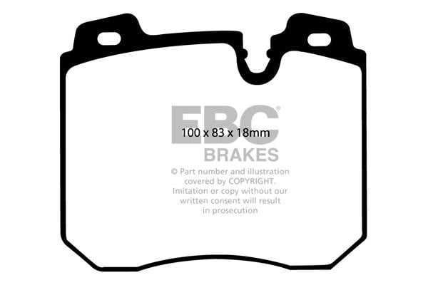 EBC DP4886R Brake Pad Set, disc brake DP4886R: Buy near me at 2407.PL in Poland at an Affordable price!