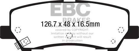 EBC DP33041C Тормозные колодки дисковые, комплект DP33041C: Отличная цена - Купить в Польше на 2407.PL!