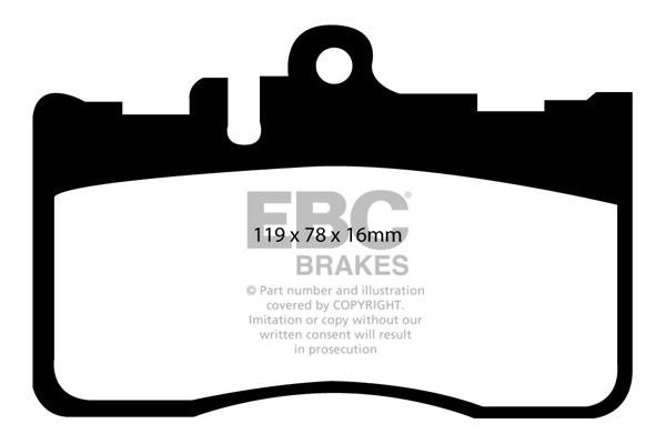 EBC DP31622C Brake Pad Set, disc brake DP31622C: Buy near me in Poland at 2407.PL - Good price!