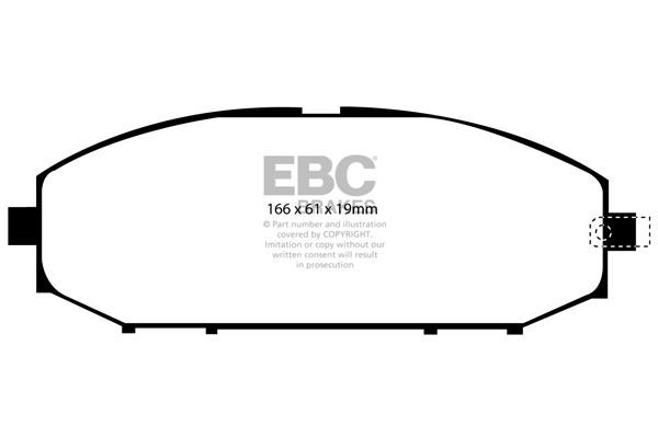 EBC DP51280NDX Тормозные колодки дисковые, комплект DP51280NDX: Отличная цена - Купить в Польше на 2407.PL!