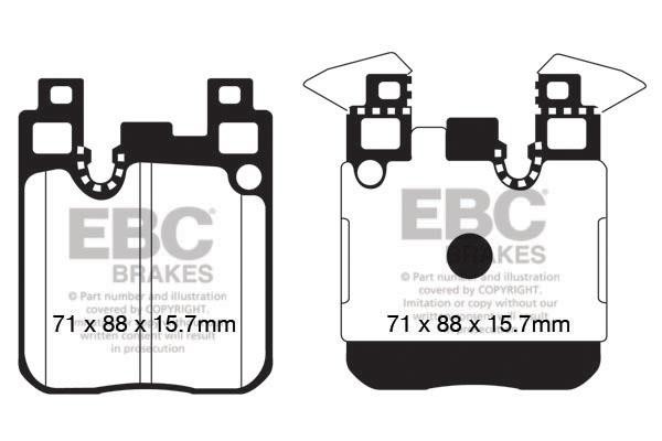 EBC DP42133R Тормозные колодки дисковые, комплект DP42133R: Отличная цена - Купить в Польше на 2407.PL!