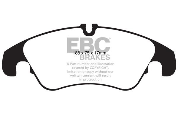 EBC DP22022 Brake Pad Set, disc brake DP22022: Buy near me in Poland at 2407.PL - Good price!