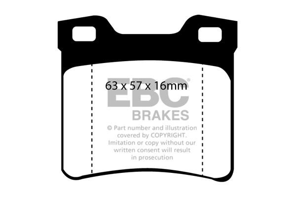 EBC DP41048R Brake Pad Set, disc brake DP41048R: Buy near me in Poland at 2407.PL - Good price!