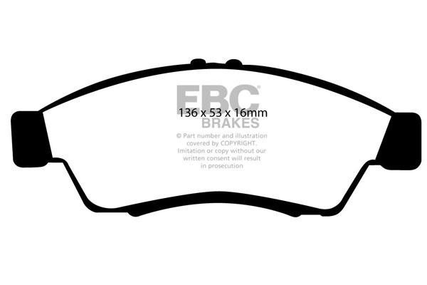 EBC DP21390 Brake Pad Set, disc brake DP21390: Buy near me in Poland at 2407.PL - Good price!