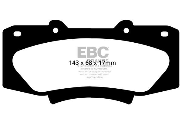 EBC DP62054 Brake Pad Set, disc brake DP62054: Buy near me in Poland at 2407.PL - Good price!