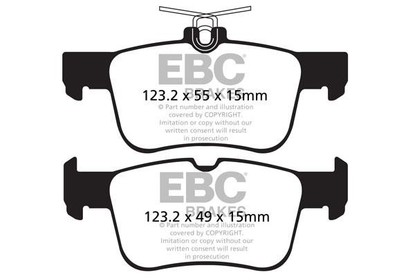 EBC DP42160R Brake Pad Set, disc brake DP42160R: Buy near me in Poland at 2407.PL - Good price!