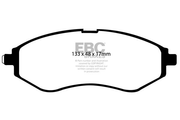 EBC DP21213 Brake Pad Set, disc brake DP21213: Buy near me in Poland at 2407.PL - Good price!