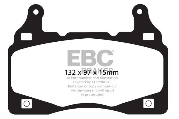 EBC DP41895R Brake Pad Set, disc brake DP41895R: Buy near me in Poland at 2407.PL - Good price!