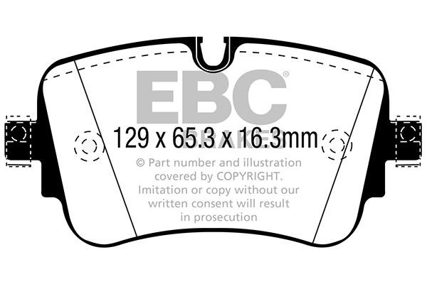 EBC DP42299R Тормозные колодки дисковые, комплект DP42299R: Отличная цена - Купить в Польше на 2407.PL!