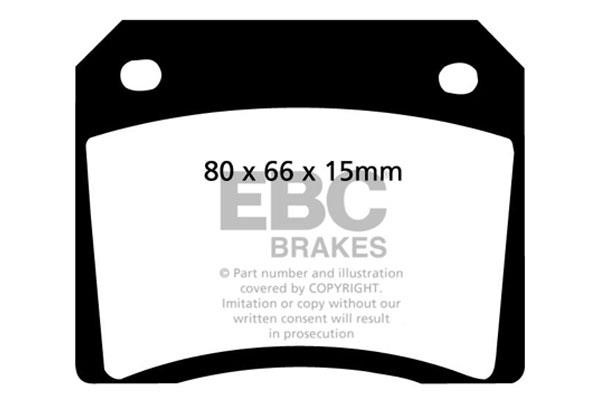 EBC DP5101NDX Brake Pad Set, disc brake DP5101NDX: Buy near me in Poland at 2407.PL - Good price!