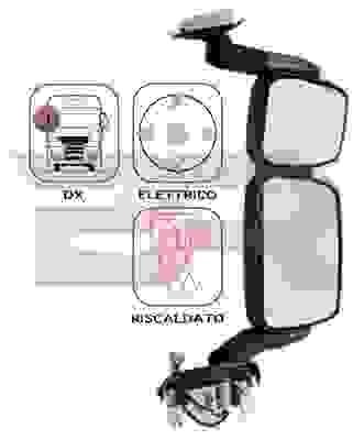 Botto Ricambi BRCA9961 Outside Mirror, driver cab BRCA9961: Buy near me in Poland at 2407.PL - Good price!