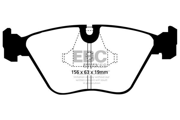 EBC DP4689R Гальмівні колодки, комплект DP4689R: Приваблива ціна - Купити у Польщі на 2407.PL!