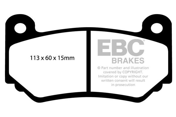 EBC DP91377 Brake Pad Set, disc brake DP91377: Buy near me in Poland at 2407.PL - Good price!