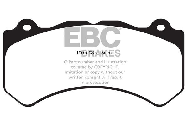 EBC DP31853C Brake Pad Set, disc brake DP31853C: Buy near me in Poland at 2407.PL - Good price!