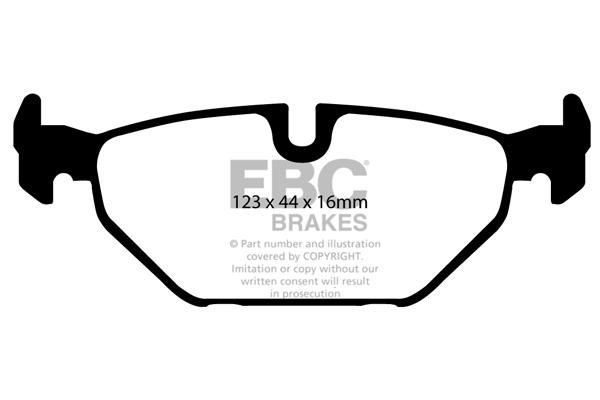 EBC DP21405 Brake Pad Set, disc brake DP21405: Buy near me in Poland at 2407.PL - Good price!