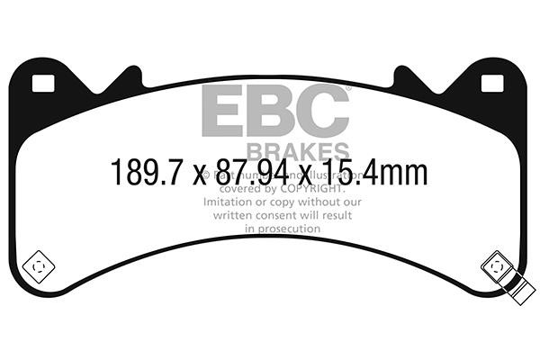 EBC DPX3067 Тормозные колодки дисковые, комплект DPX3067: Отличная цена - Купить в Польше на 2407.PL!