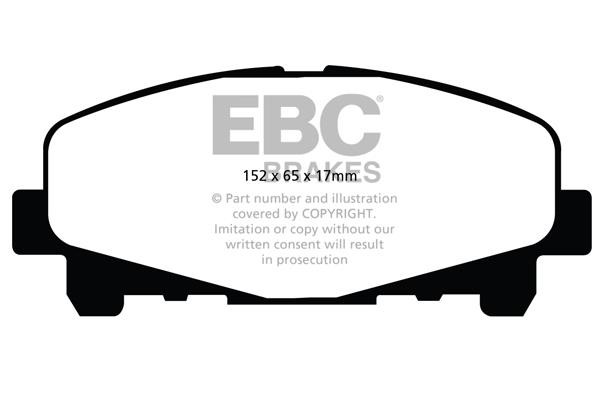 EBC DP21999 Тормозные колодки дисковые, комплект DP21999: Отличная цена - Купить в Польше на 2407.PL!