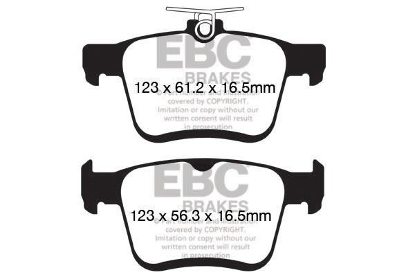 EBC DP32153C Brake Pad Set, disc brake DP32153C: Buy near me in Poland at 2407.PL - Good price!