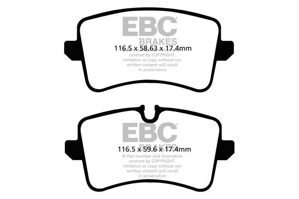 EBC DP32082C Brake Pad Set, disc brake DP32082C: Buy near me in Poland at 2407.PL - Good price!