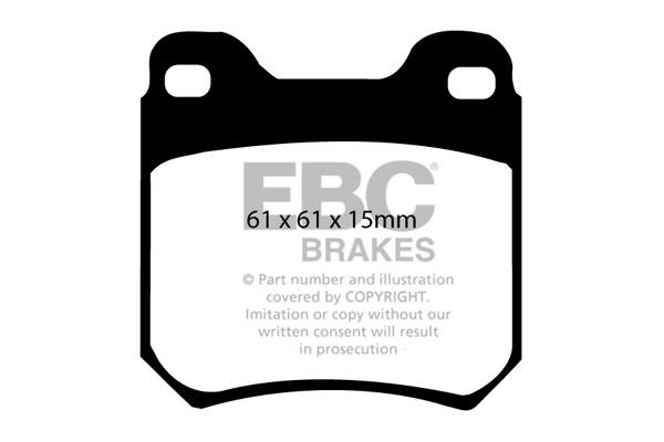 EBC DP3675C Brake Pad Set, disc brake DP3675C: Buy near me in Poland at 2407.PL - Good price!
