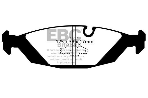EBC DP4447R Brake Pad Set, disc brake DP4447R: Buy near me in Poland at 2407.PL - Good price!