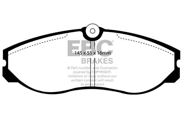 EBC DP6947 Brake Pad Set, disc brake DP6947: Buy near me in Poland at 2407.PL - Good price!