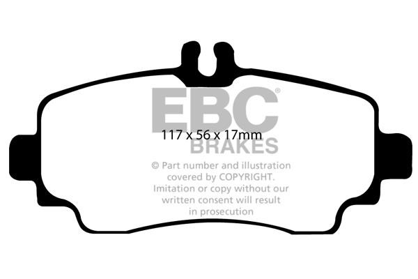 EBC DP21170 Brake Pad Set, disc brake DP21170: Buy near me in Poland at 2407.PL - Good price!