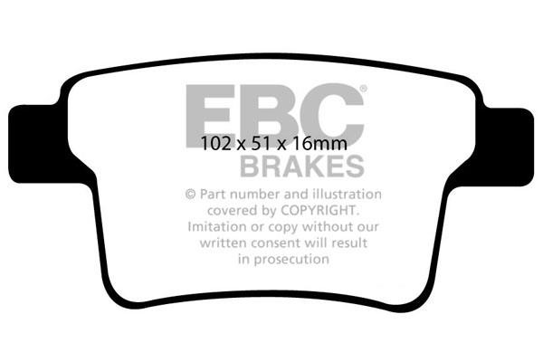 EBC DP21731 Brake Pad Set, disc brake DP21731: Buy near me in Poland at 2407.PL - Good price!