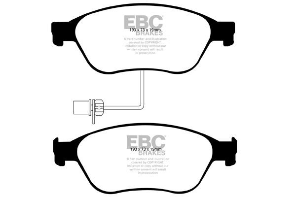EBC DP41535R Brake Pad Set, disc brake DP41535R: Buy near me in Poland at 2407.PL - Good price!