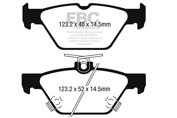 EBC DP42257R Klocki hamulcowe, zestaw DP42257R: Dobra cena w Polsce na 2407.PL - Kup Teraz!