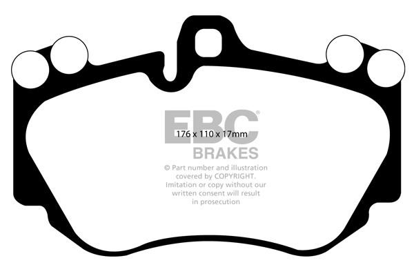 EBC DP41905R Brake Pad Set, disc brake DP41905R: Buy near me in Poland at 2407.PL - Good price!