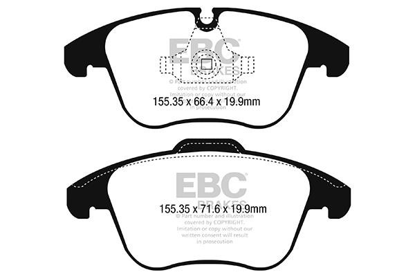 EBC DP22252 Scheibenbremsbeläge, Set DP22252: Kaufen Sie zu einem guten Preis in Polen bei 2407.PL!