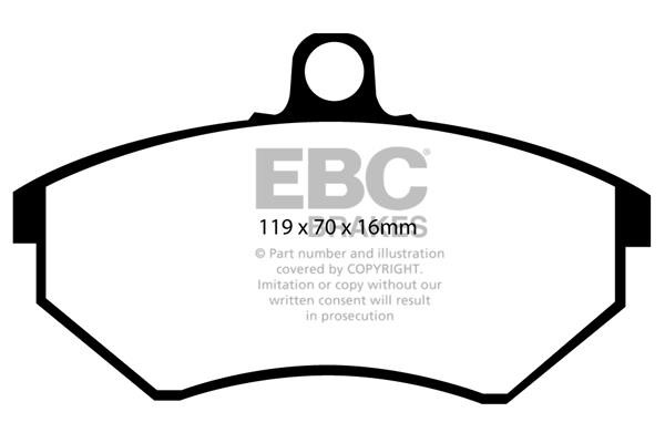 EBC DP5841NDX Тормозные колодки дисковые, комплект DP5841NDX: Отличная цена - Купить в Польше на 2407.PL!