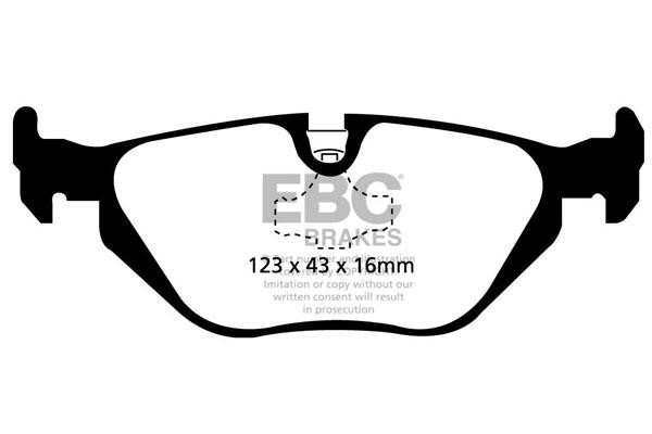 EBC DP51079NDX Brake Pad Set, disc brake DP51079NDX: Buy near me at 2407.PL in Poland at an Affordable price!