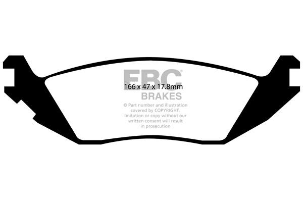 EBC DP41639R Brake Pad Set, disc brake DP41639R: Buy near me in Poland at 2407.PL - Good price!