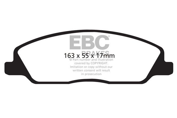 EBC DP31869C Brake Pad Set, disc brake DP31869C: Buy near me in Poland at 2407.PL - Good price!
