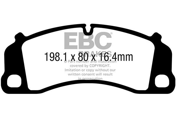 EBC DP32206C Тормозные колодки дисковые, комплект DP32206C: Отличная цена - Купить в Польше на 2407.PL!