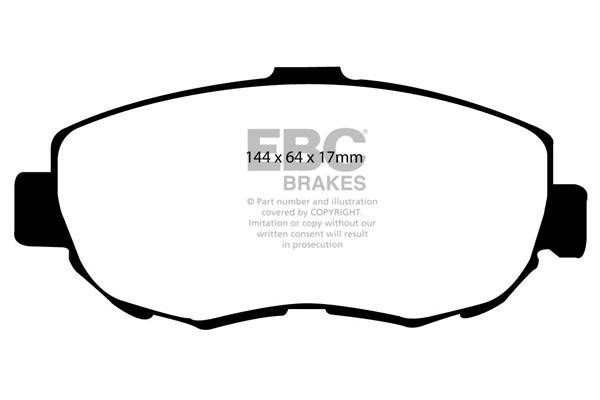 EBC DP21223 Brake Pad Set, disc brake DP21223: Buy near me in Poland at 2407.PL - Good price!