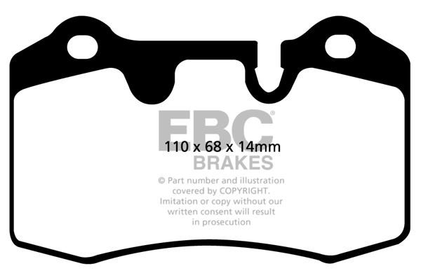 EBC DP91909 Brake Pad Set, disc brake DP91909: Buy near me in Poland at 2407.PL - Good price!