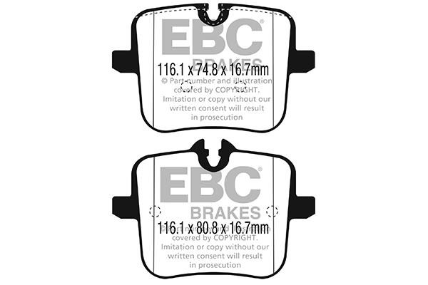 EBC DP42320R Тормозные колодки дисковые, комплект DP42320R: Отличная цена - Купить в Польше на 2407.PL!