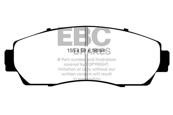 EBC DP61743 Klocki hamulcowe, zestaw DP61743: Dobra cena w Polsce na 2407.PL - Kup Teraz!