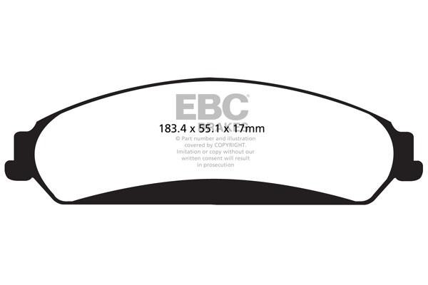 EBC DP42139R Brake Pad Set, disc brake DP42139R: Buy near me in Poland at 2407.PL - Good price!
