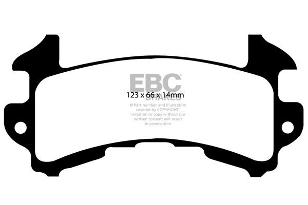 EBC DP31146C Brake Pad Set, disc brake DP31146C: Buy near me in Poland at 2407.PL - Good price!