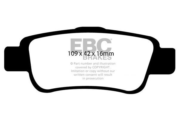 EBC DP61952 Brake Pad Set, disc brake DP61952: Buy near me in Poland at 2407.PL - Good price!