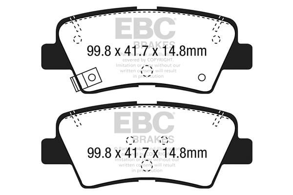 EBC DP42188R Brake Pad Set, disc brake DP42188R: Buy near me in Poland at 2407.PL - Good price!