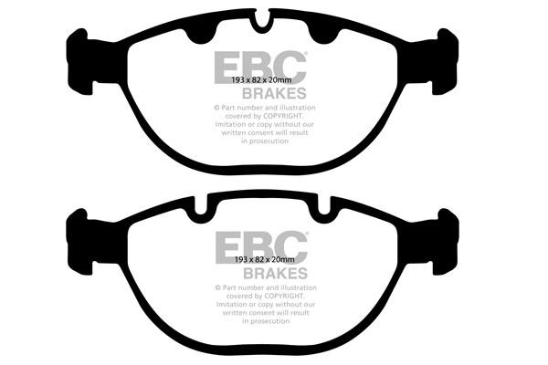 EBC DP61472 Brake Pad Set, disc brake DP61472: Buy near me at 2407.PL in Poland at an Affordable price!
