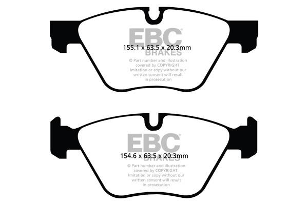 EBC DP32088C Brake Pad Set, disc brake DP32088C: Buy near me in Poland at 2407.PL - Good price!