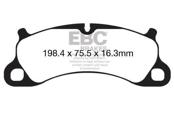 EBC DP32144C Тормозные колодки дисковые, комплект DP32144C: Отличная цена - Купить в Польше на 2407.PL!