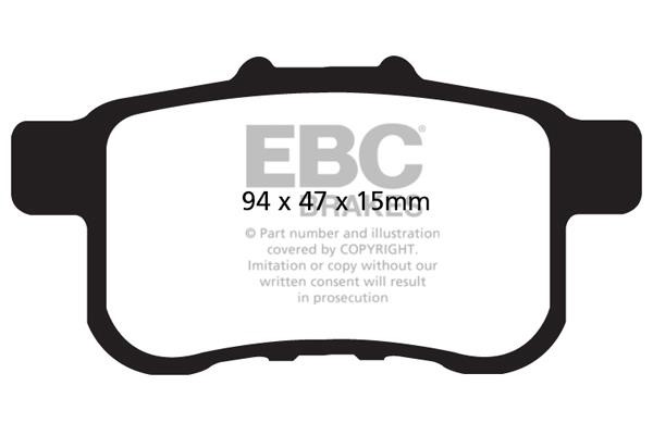 EBC DP21987 Brake Pad Set, disc brake DP21987: Buy near me at 2407.PL in Poland at an Affordable price!